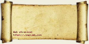 Sretenka Adamović vizit kartica